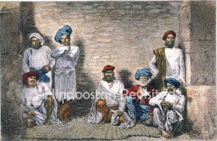 /data/Original Prints/Portraiture, Portraits, Occupations, Trades and Professions, People/THUGS IN THE PRISON OF AURANGABAD.jpg